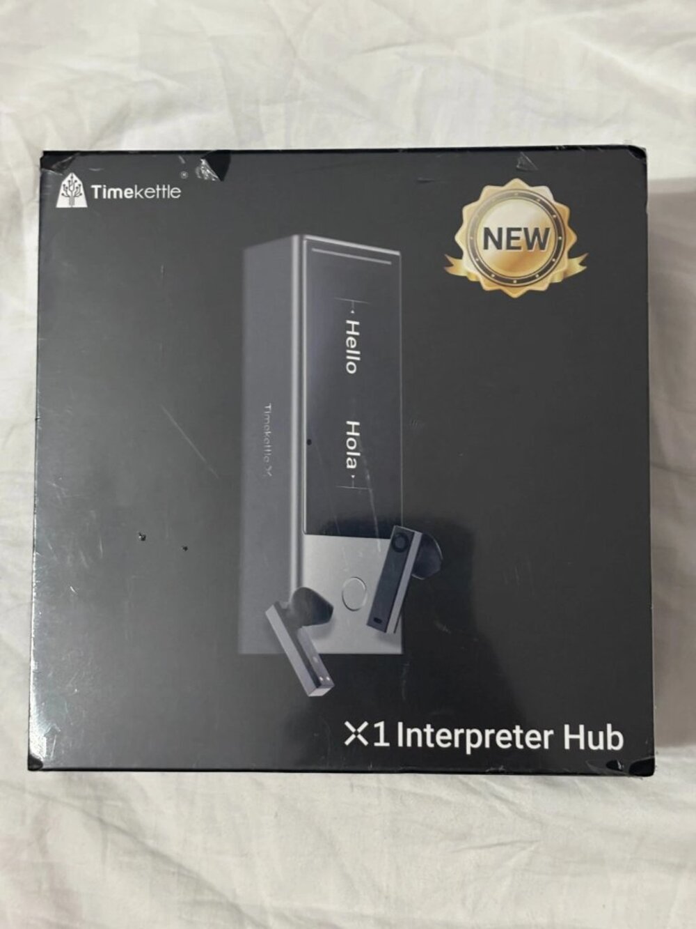 Timekettle X1 AI Interpreter Hub — 40-Language, Two-Way Translation Device New